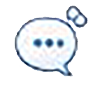 chat bubble icon with channel marker